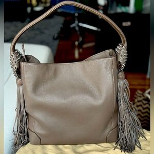 Eloise Hobo Calf Empire/Calf P/Fringes